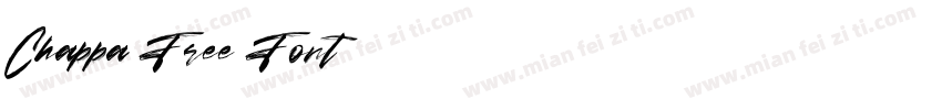 Chappa Free Font字体转换